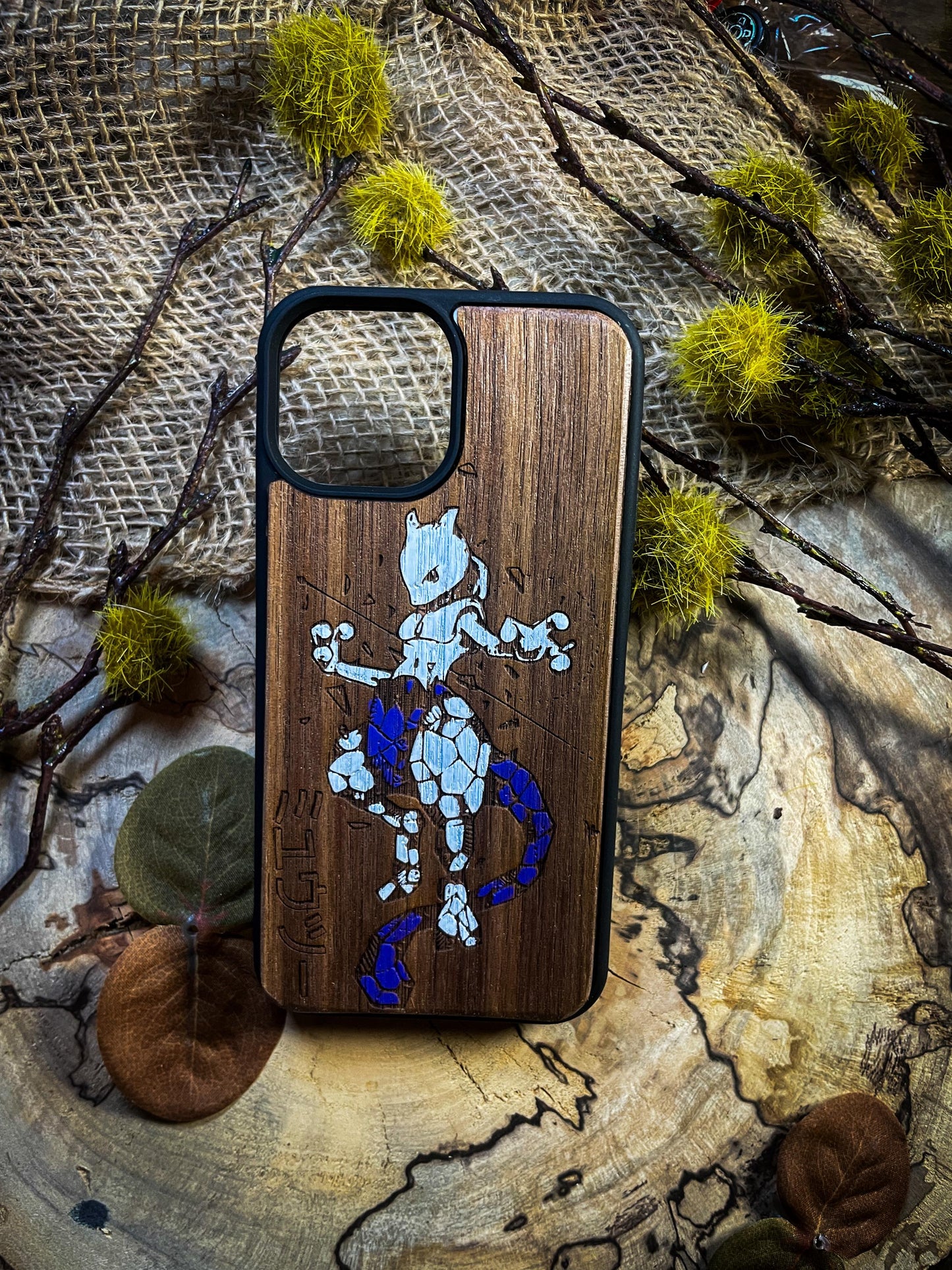 Psychic Force Wood Phone Case – Mysterious Power Inspire -Inspired Phone Case - Premium Design for iPhone, Samsung, and Google Pixel! SHOP APP