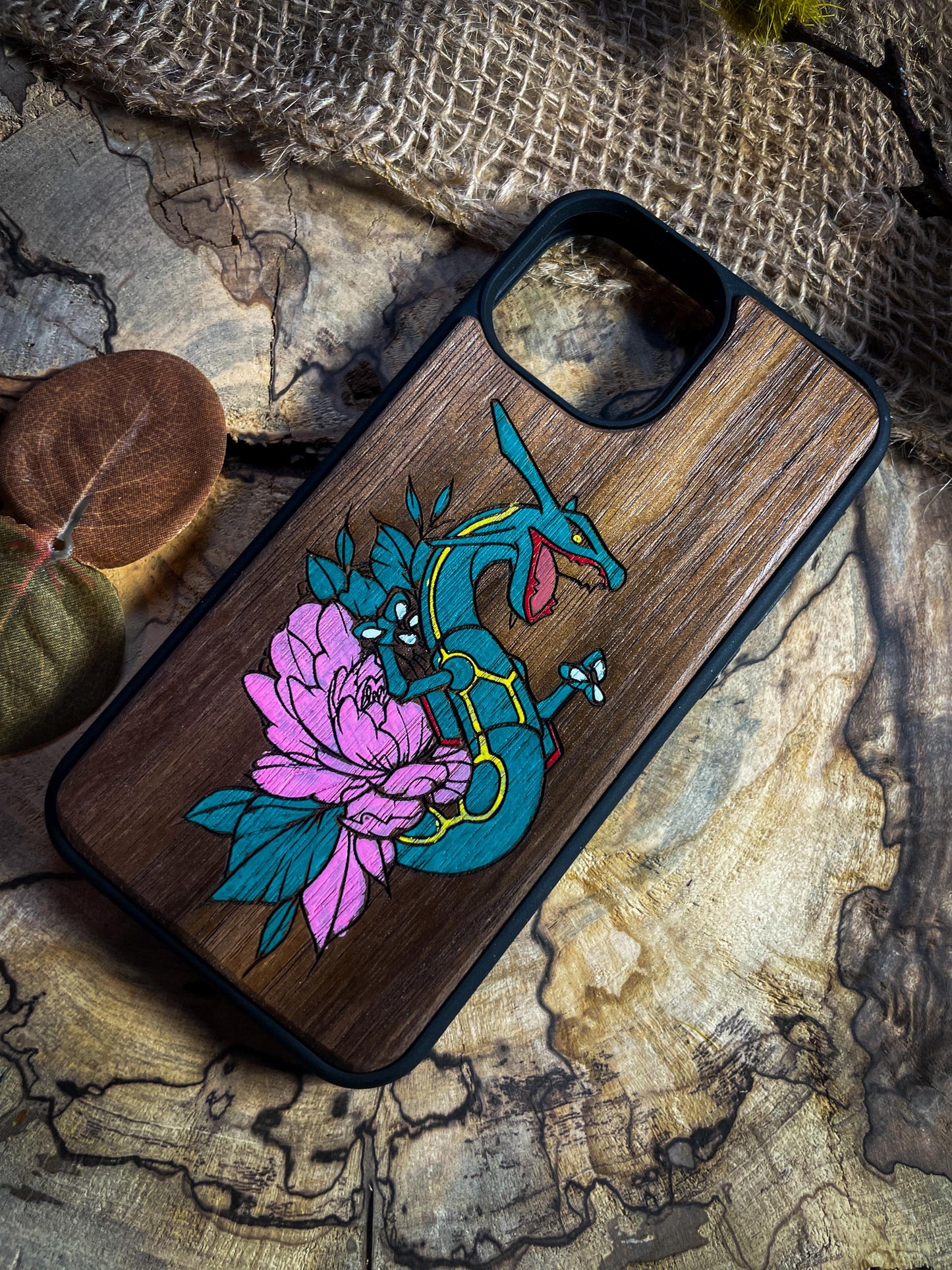 Ray Green dragon Japanese Cartoon -Inspired Phone Case - Premium Design for iPhone, Samsung, and Google Pixel! SHOP APP