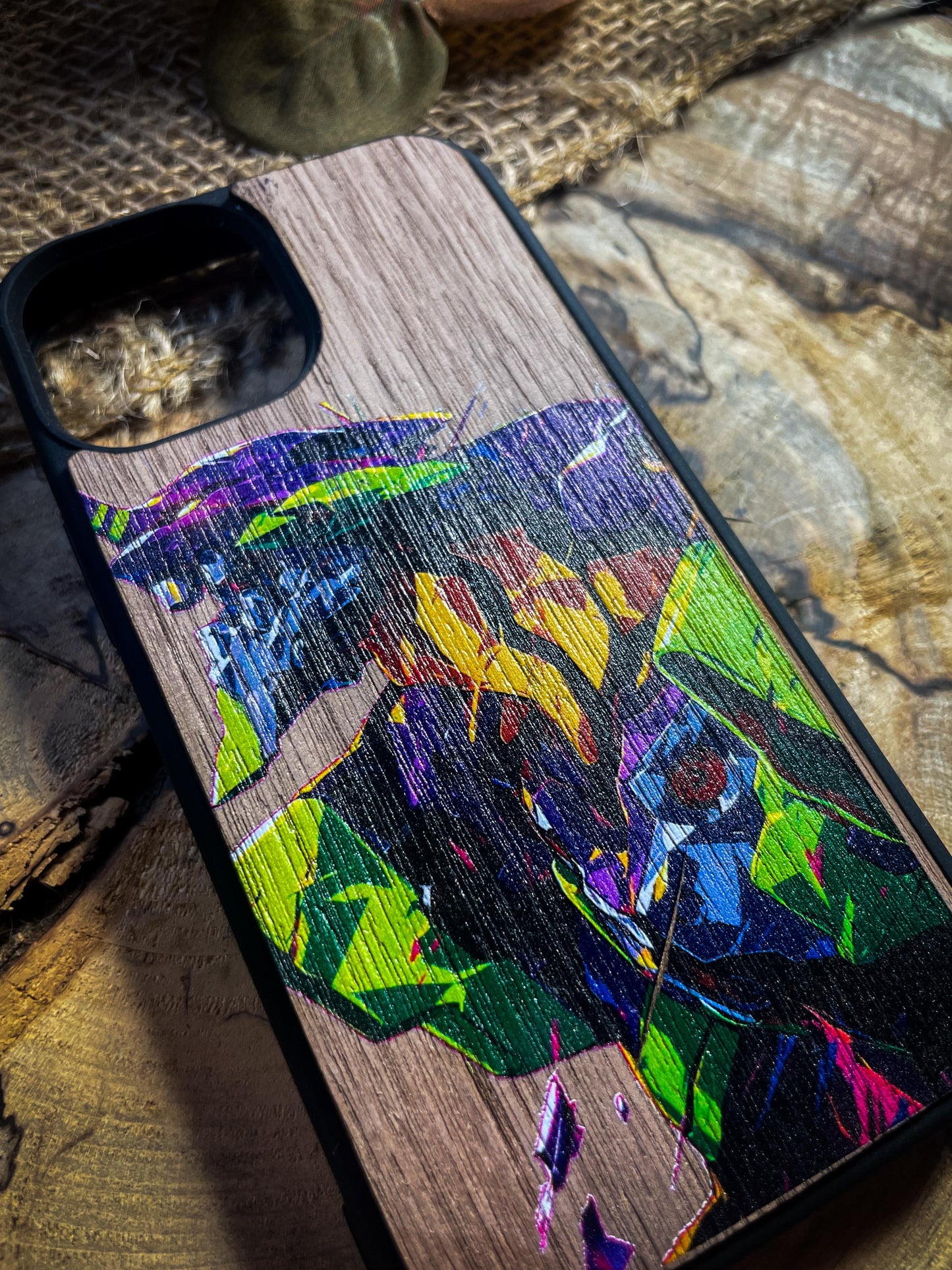 EVA 01 Japanese Robot Wood Phone Case Featuring a Futuristic Mech Design - Unique and Stylish for iPhone 16, Google Pixel, and More SHOP APP