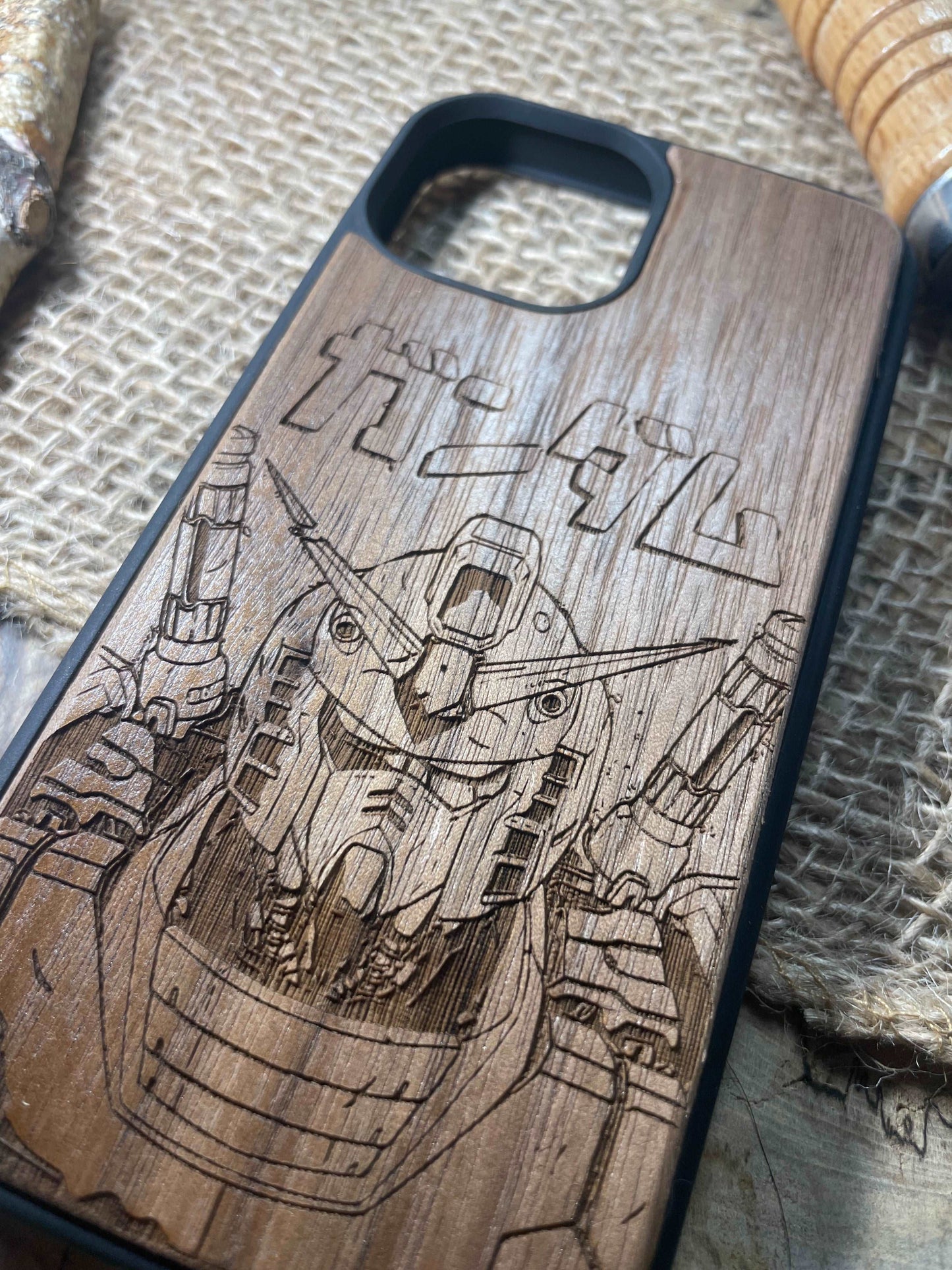 Gundam Cool Anime Robot Inspired Phone Case for iPhone, Samsung and Google Pixel