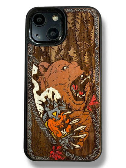 Fierce Bear in the woods