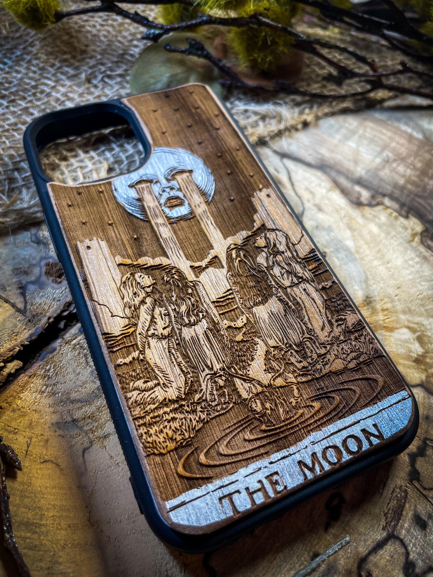 Silver Moon Tarot Card   Mystical