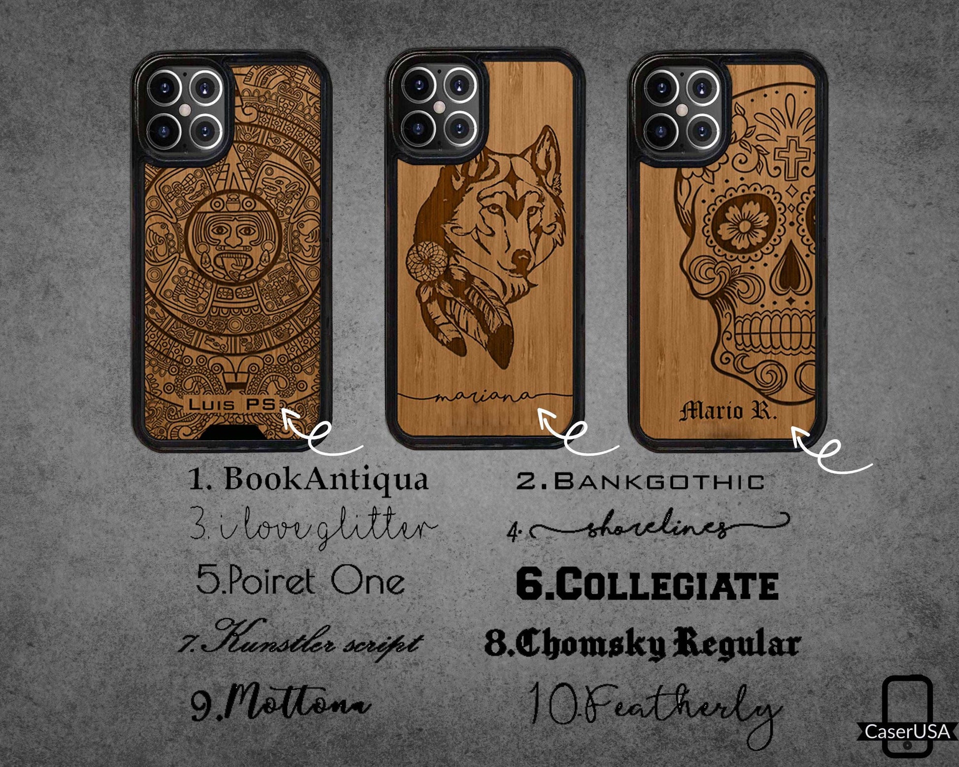 Custom Pet Wood Phone Case with Personalized Pet Design Ideal Birthday GiftMen and Women Compatible