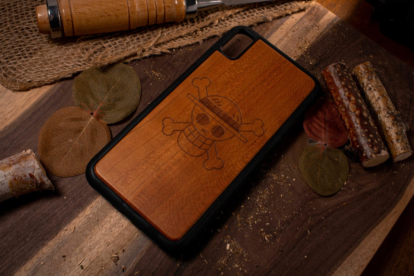 wood phone case of one piece