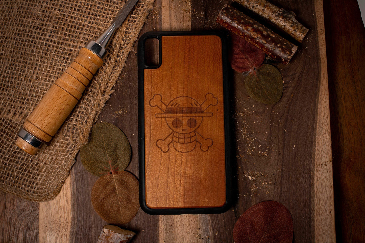 One Piece Wood Phone Case Pirate Anime, SHOP APP