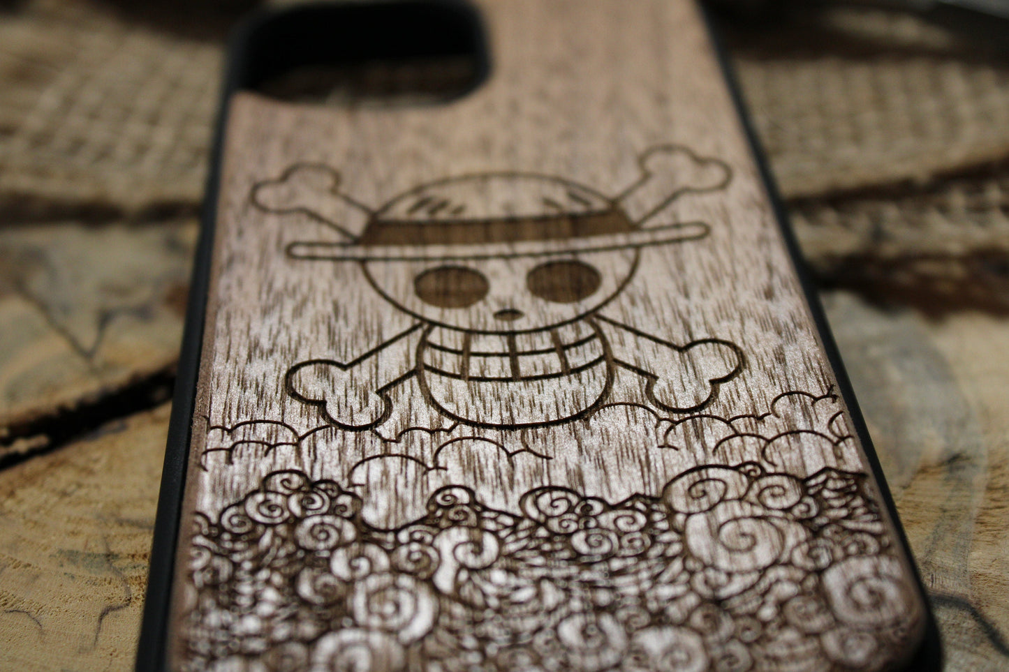 One Piece Wave Wood Phone Case Pirate Anime SHOP APP