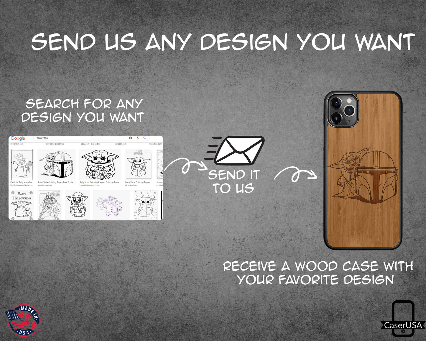 Chainsaw Warrior Wood Phone Case SHOP APP