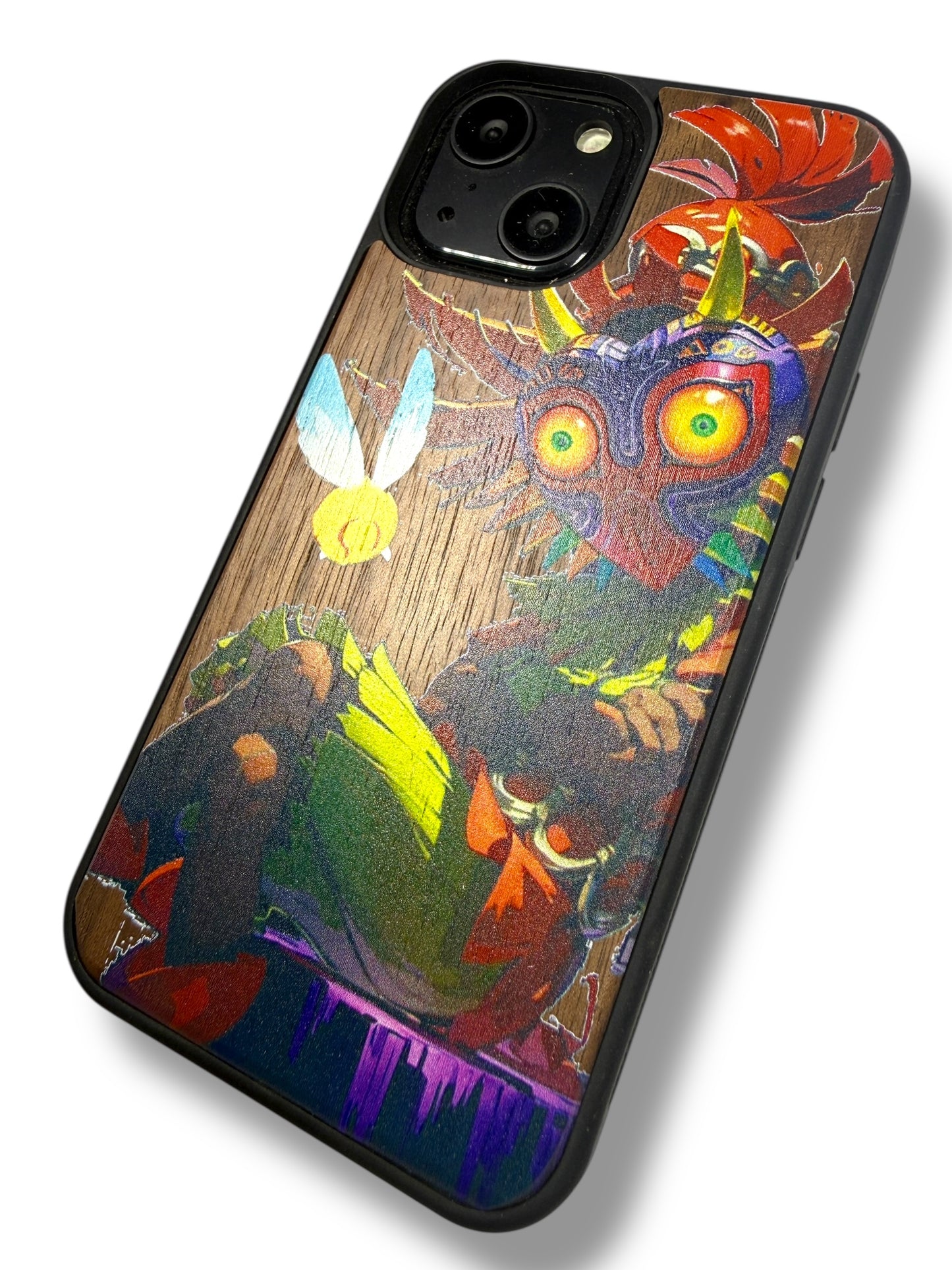 Majoras Mask Wood Print