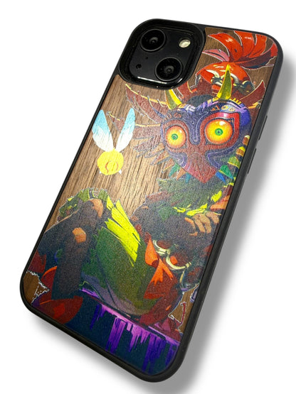 Majoras Mask Wood Print