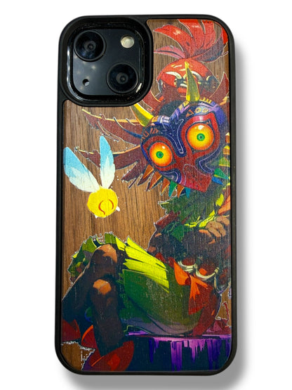 Majoras Mask Wood Print