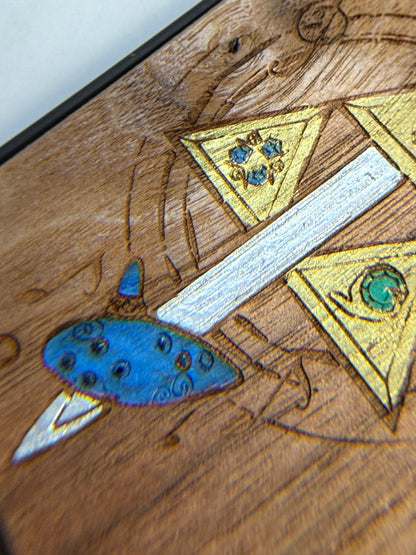 Master Sword and the Gems Zelda