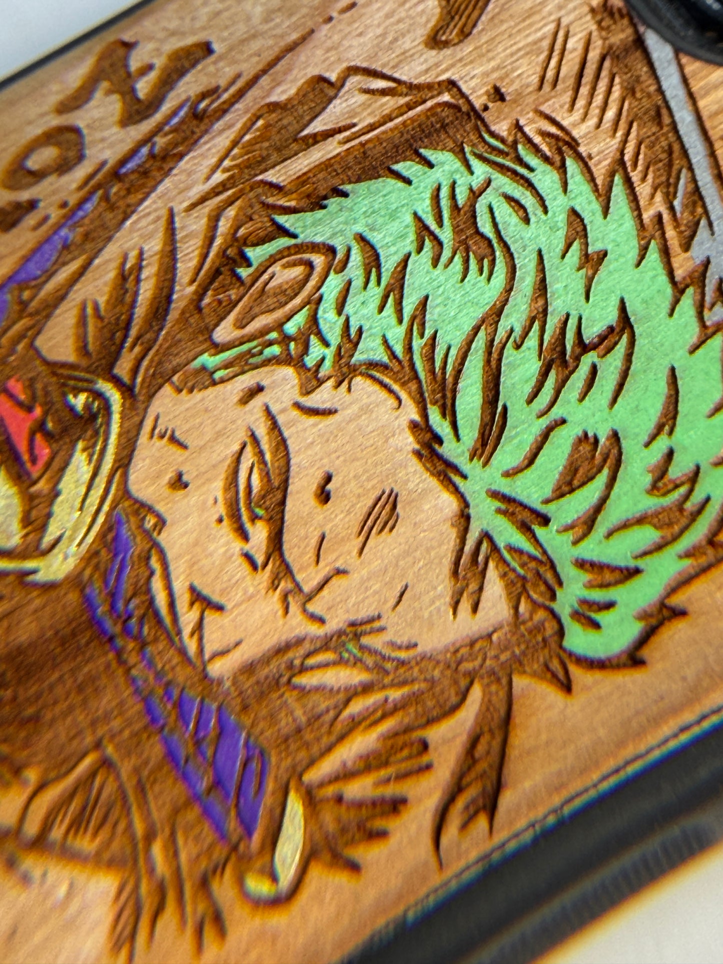 Roronoa Sword Anime Wood phone case