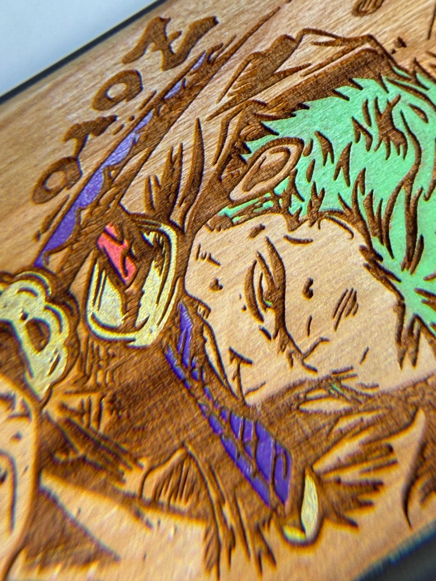Roronoa Sword Anime Wood phone case
